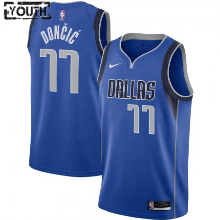 Maillot Basket Dallas Mavericks Luka Dončić 77 2020-21 Nike Icon Edition Swingman - Enfant